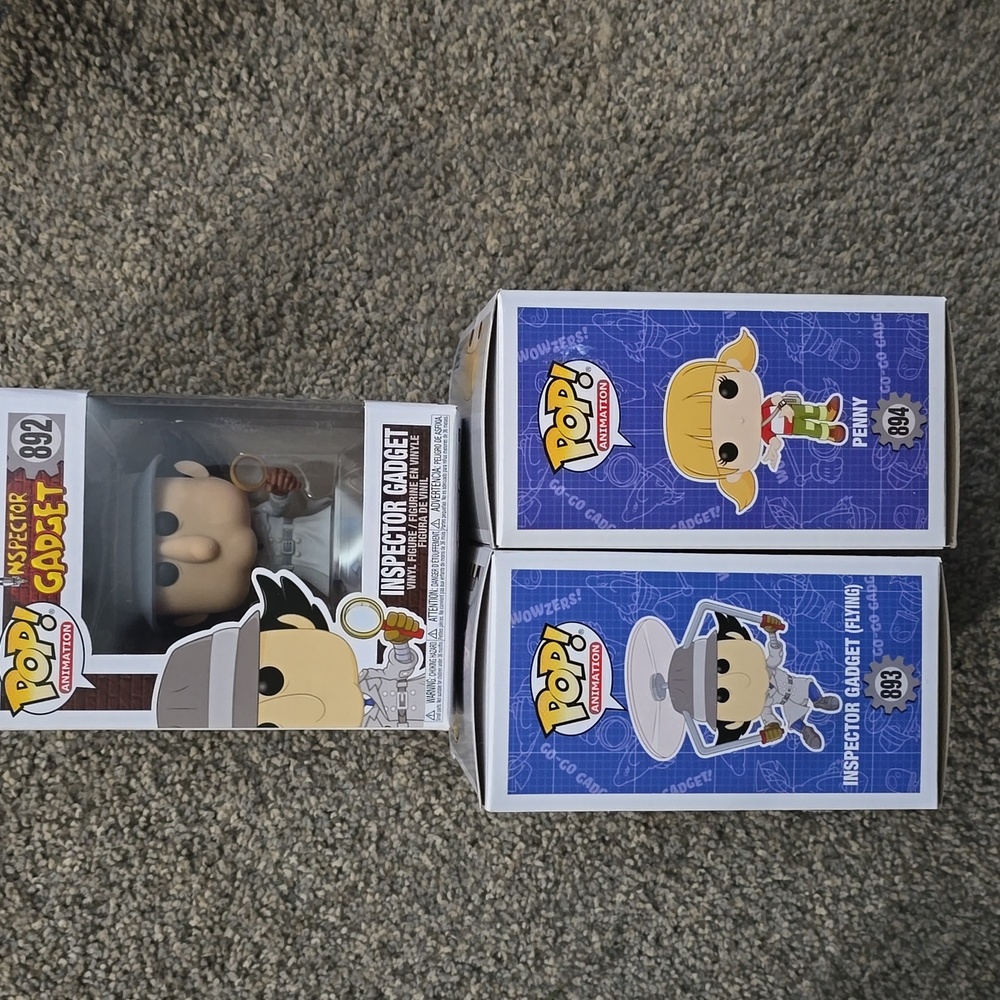Funko Pop Inspector Gadget and Penny Figures Set - Picture 5 of 5